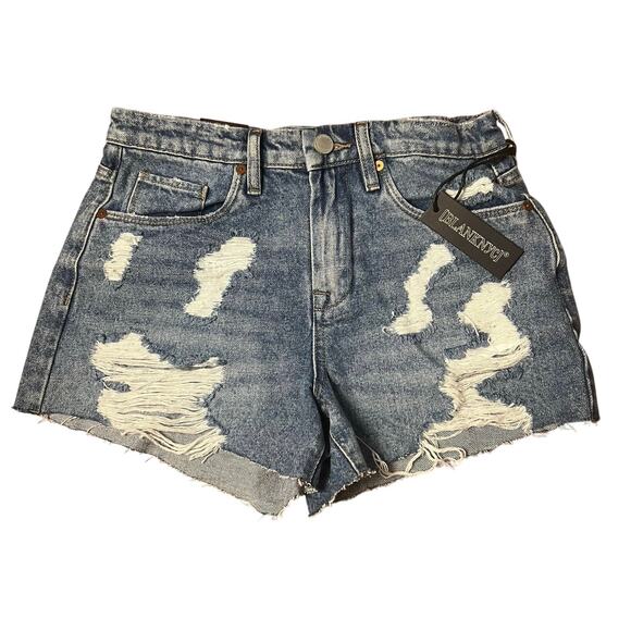 NWT Blank NYC The Barrow Cutoff Distressed Denim Shorts Size 26 - Picture 1 of 3